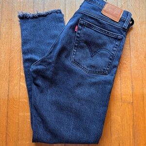Levi's Wedgie Dark Wash Jeans